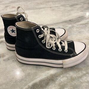Platform Converse - Big Kid/Junior Size 2 - Black